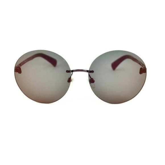 CHANEL Metallic Plum Quilted CC Logo Sunglasses km main image 11